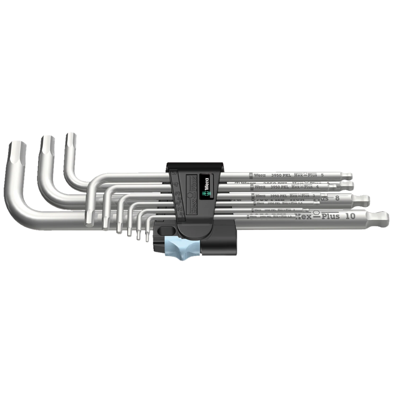 3950/9 Hex-Plus Stainless 1 L-key set, metric, stainless (05022720001)