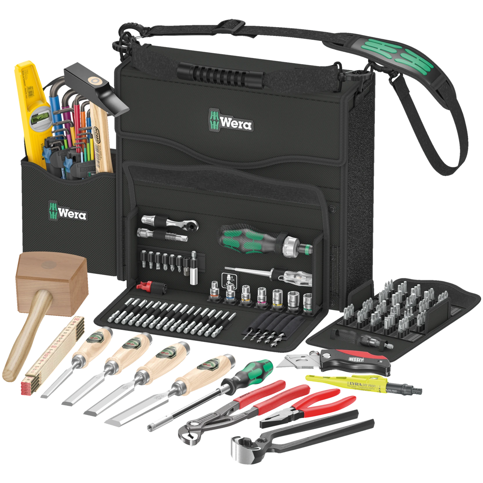 950/9 Hex-Plus Multicolour HF 1 L-key set, metric, BlackLaser, with holding function (05022210001)